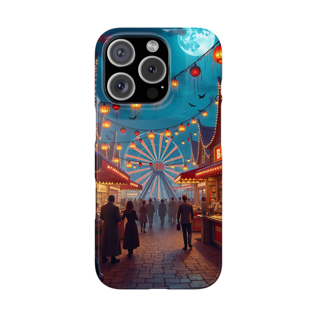 Ferris Wheel Retro Slim Phone Case