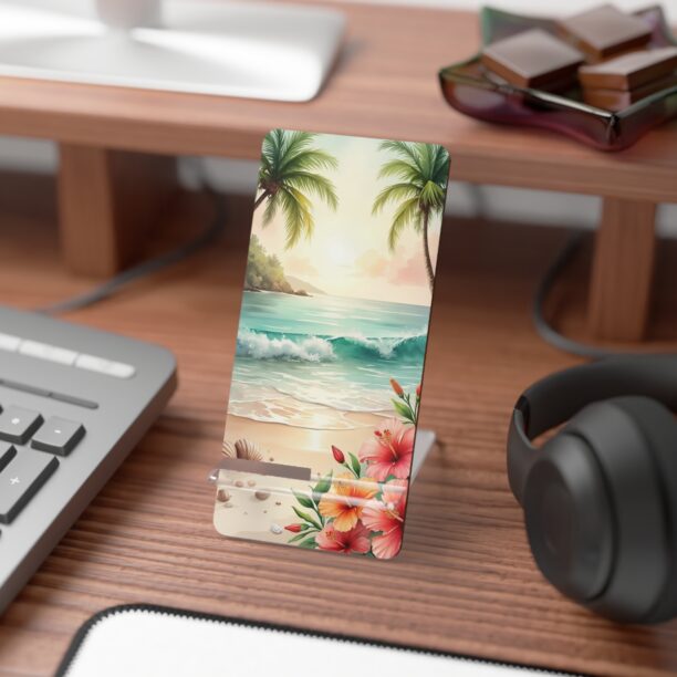 Flora Sunset Beach Phone Display Stand