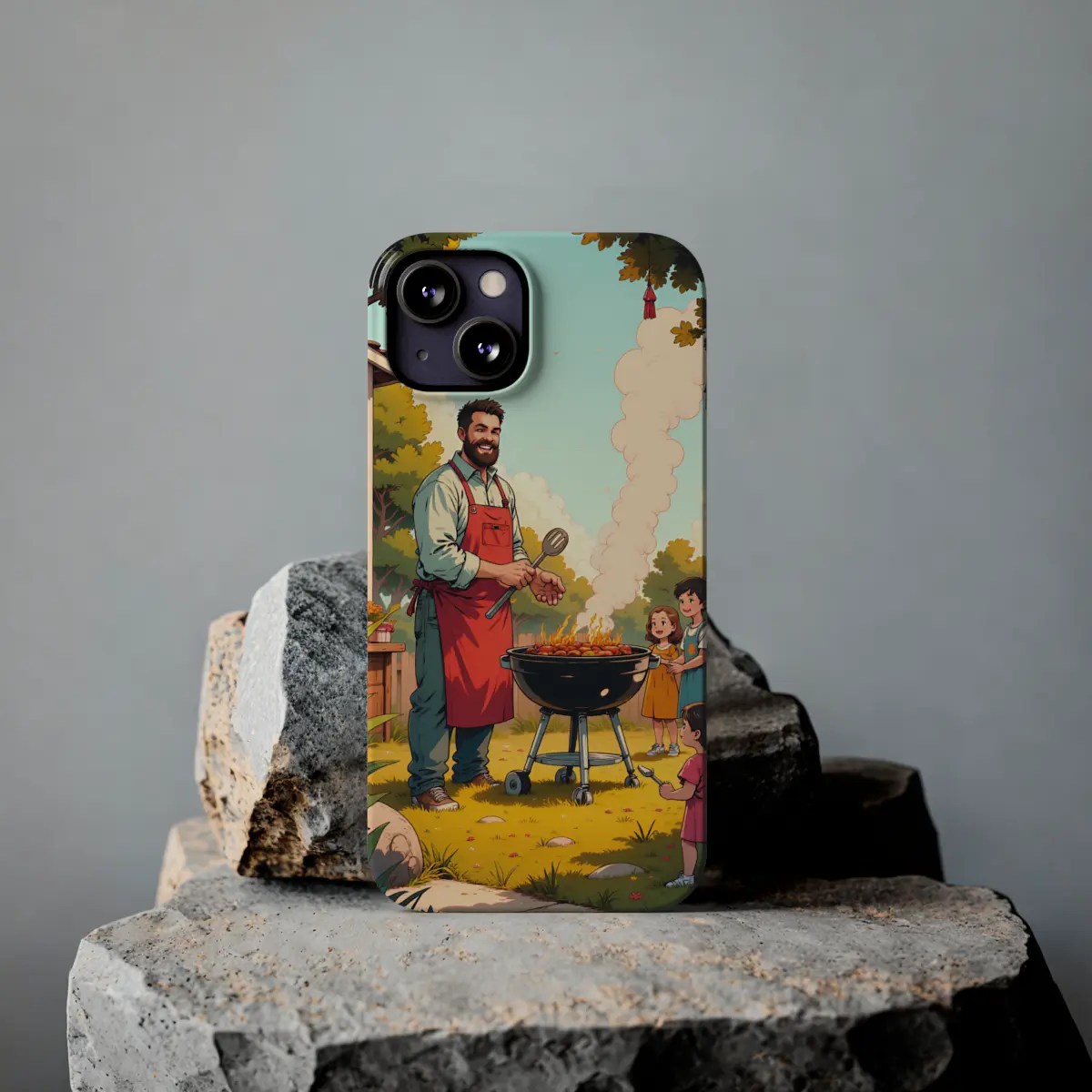 BBQ Dad Hero Slim Phone Case BBQ Dad Hero Slim Phone Case